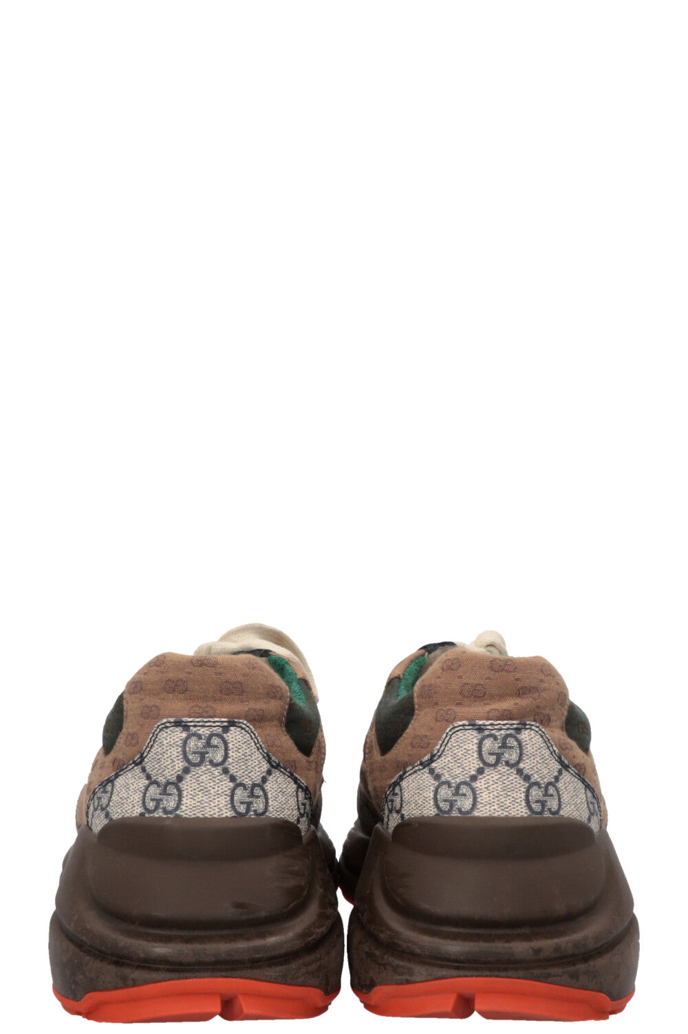 GUCCI Rhyton Sneakers GG Brick Brown