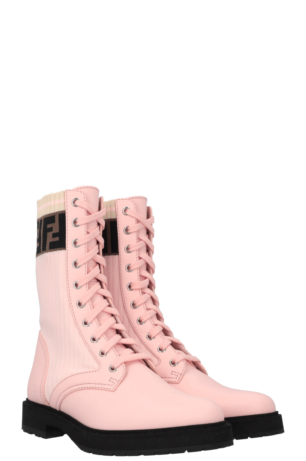 Fendi Rockoko Boots Rose Shoes