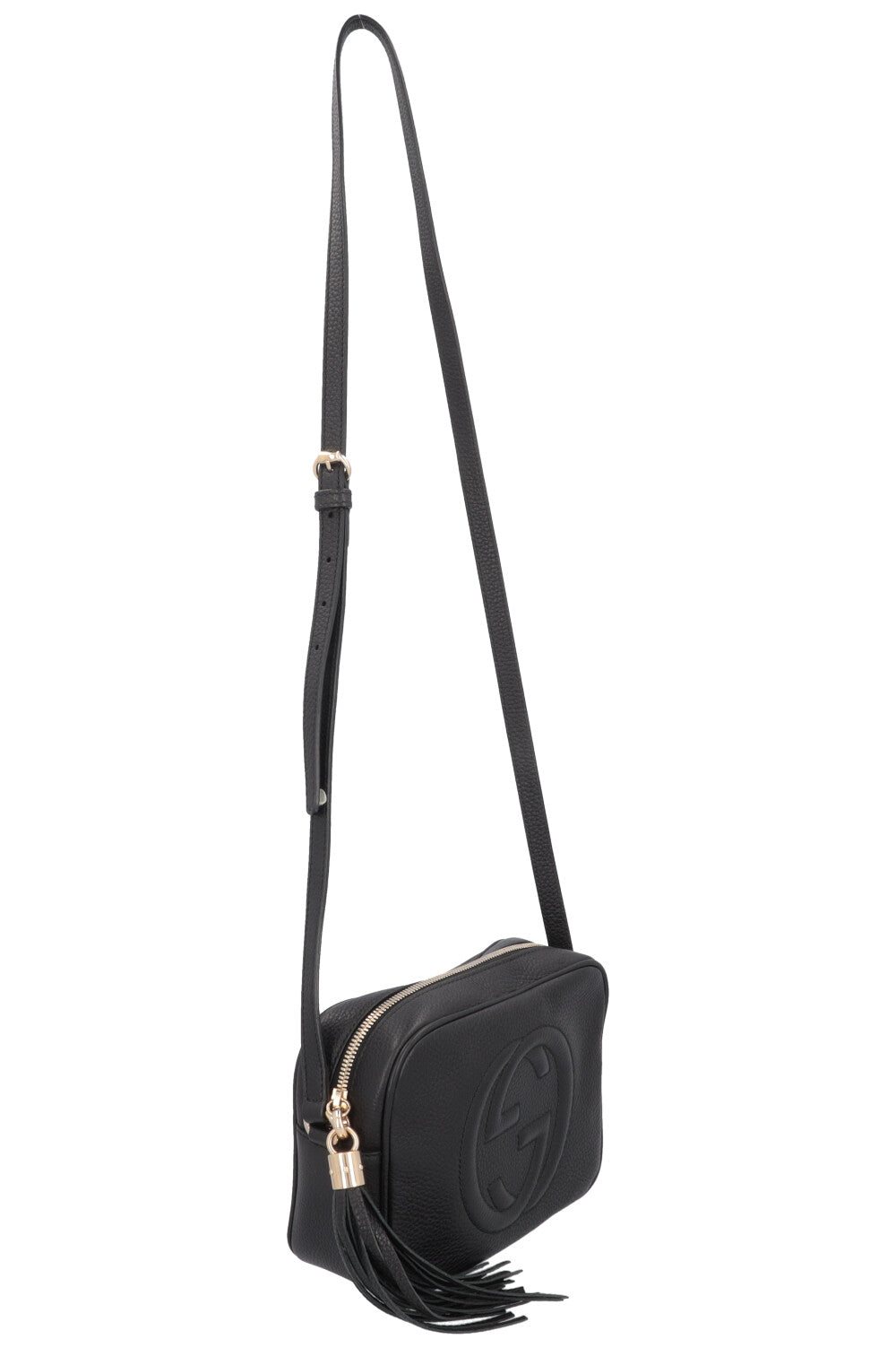 GUCCI Soho Disco Bag Leather Black