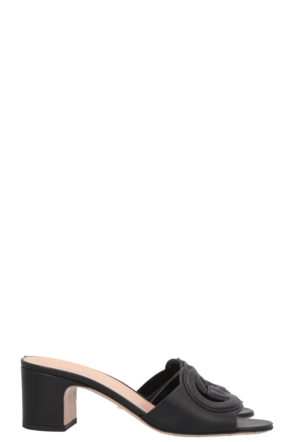 GUCCI GG Interlocking Mules Black