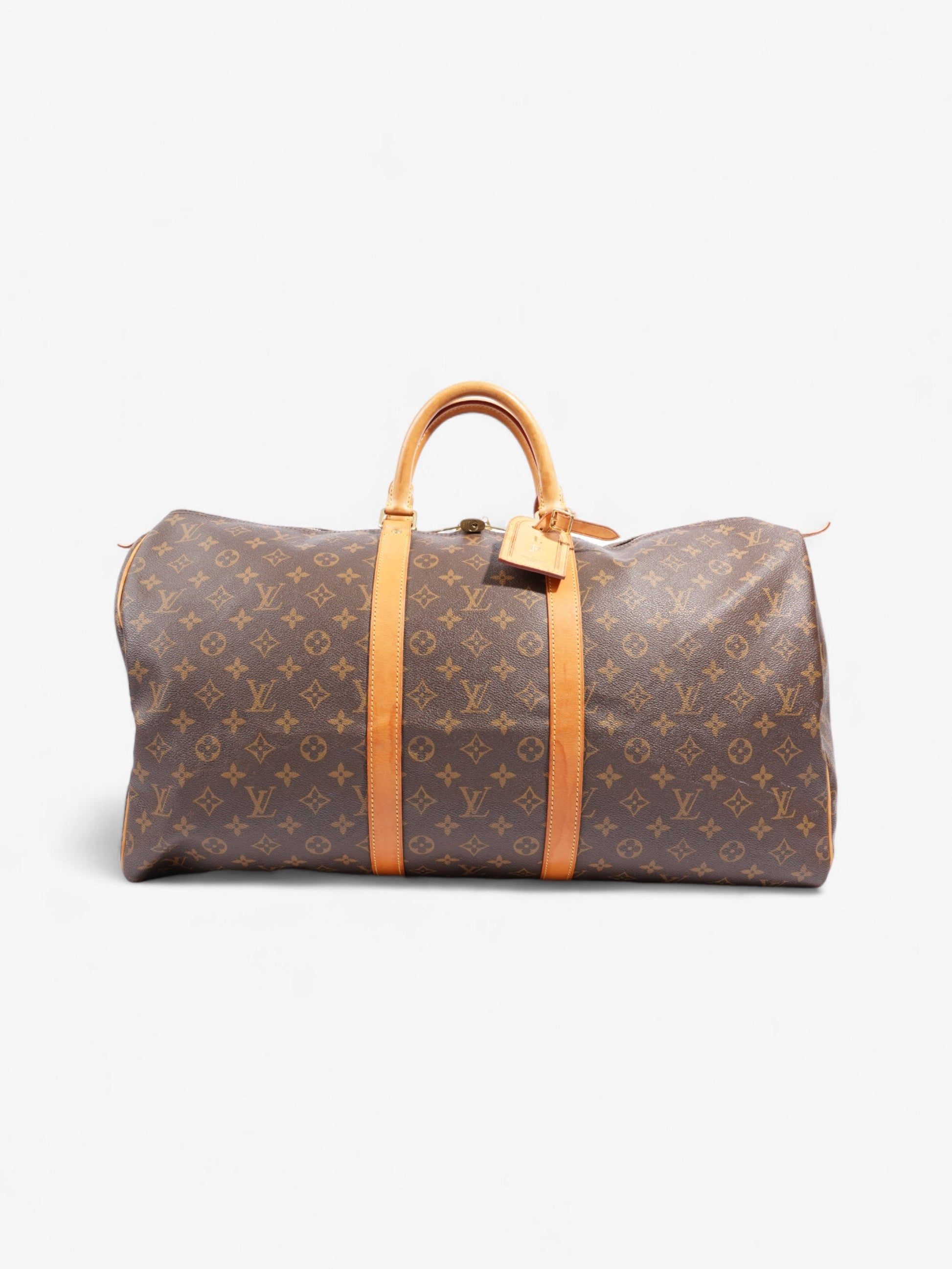 Louis Vuitton Keepall Coated 55 Monogram Canvas Coated Canvas Apparel Canvas 70