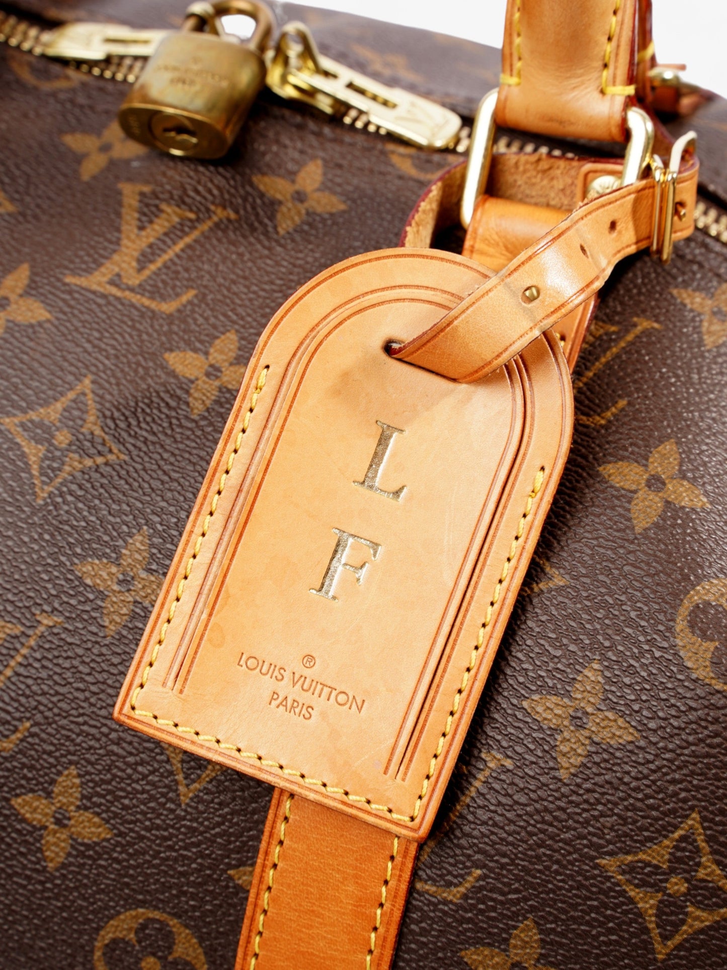 Louis Vuitton Keepall Coated 55 Monogram Canvas Coated Canvas Apparel Canvas 70