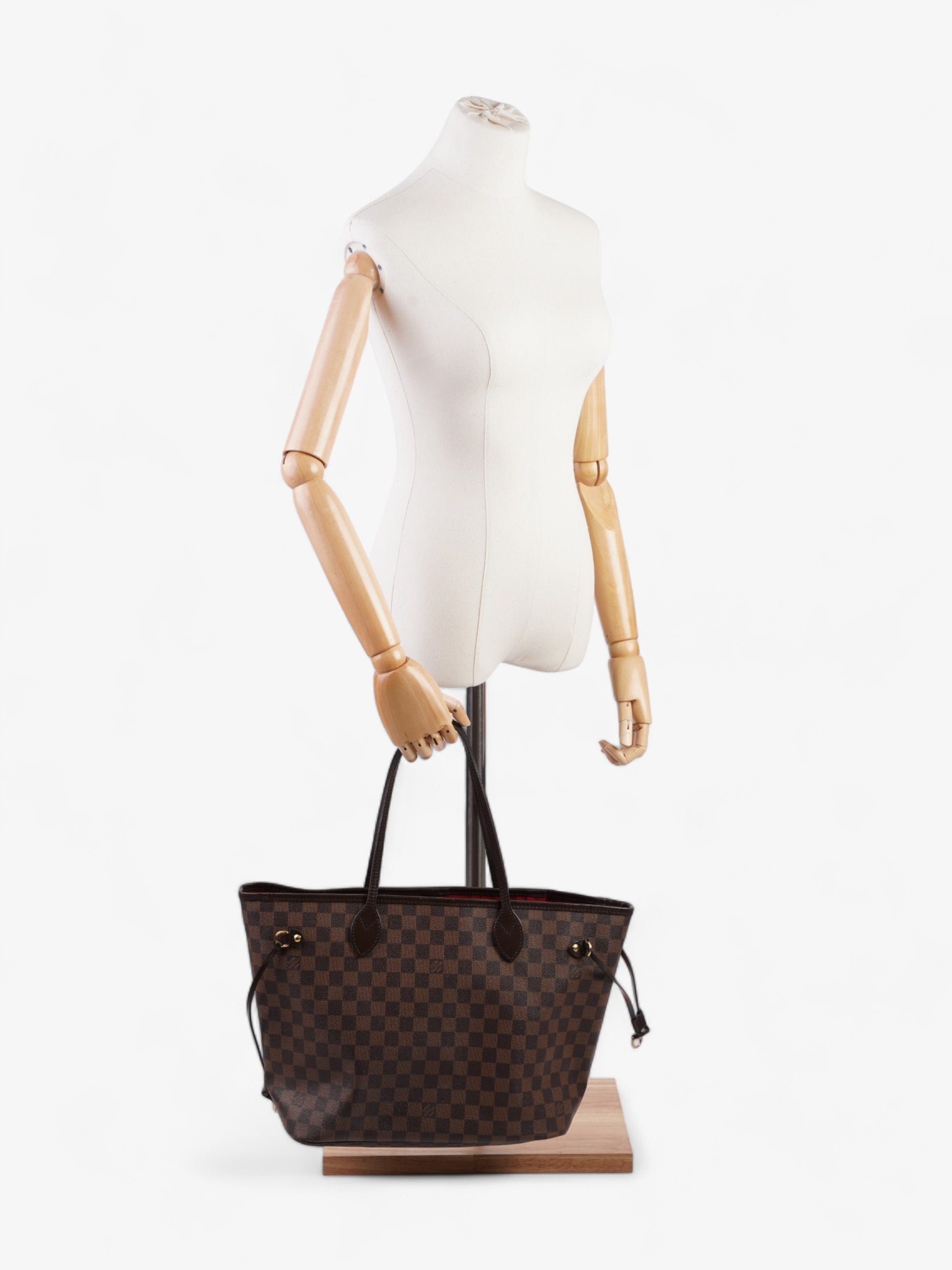 Louis Vuitton Neverfull MM Ebene Coated Damier Canvas Coated Canvas Apparel Canvas 3