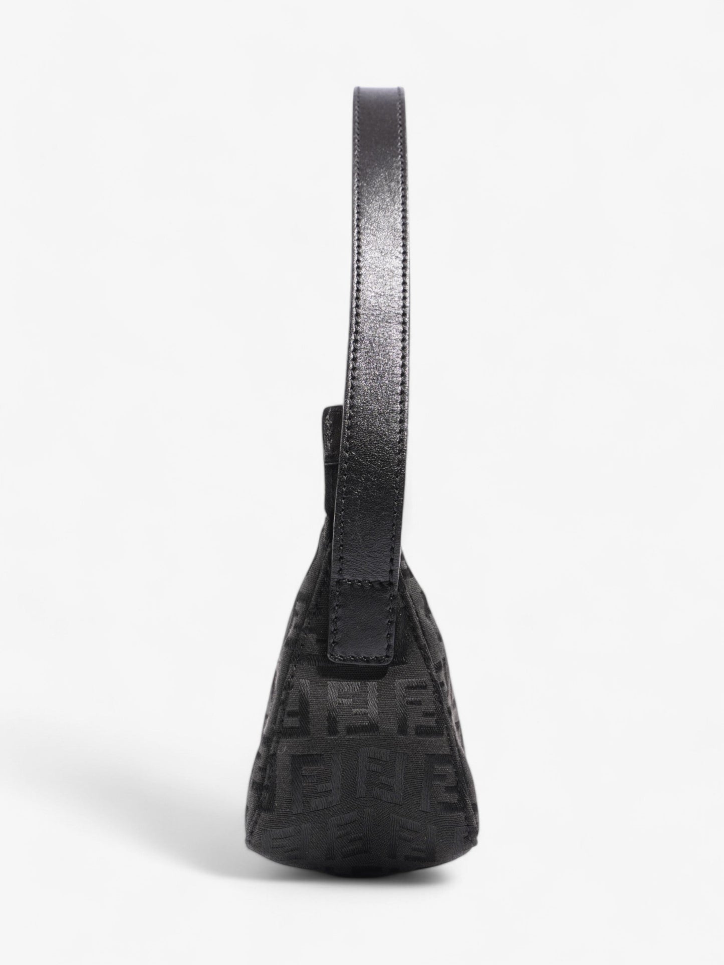 Fendi Shoulder Bag Canvas Black