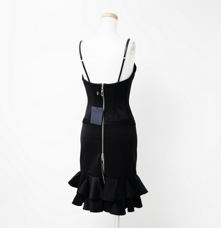 Louis Vuitton one piece A195 34 Nylon Black Handbag