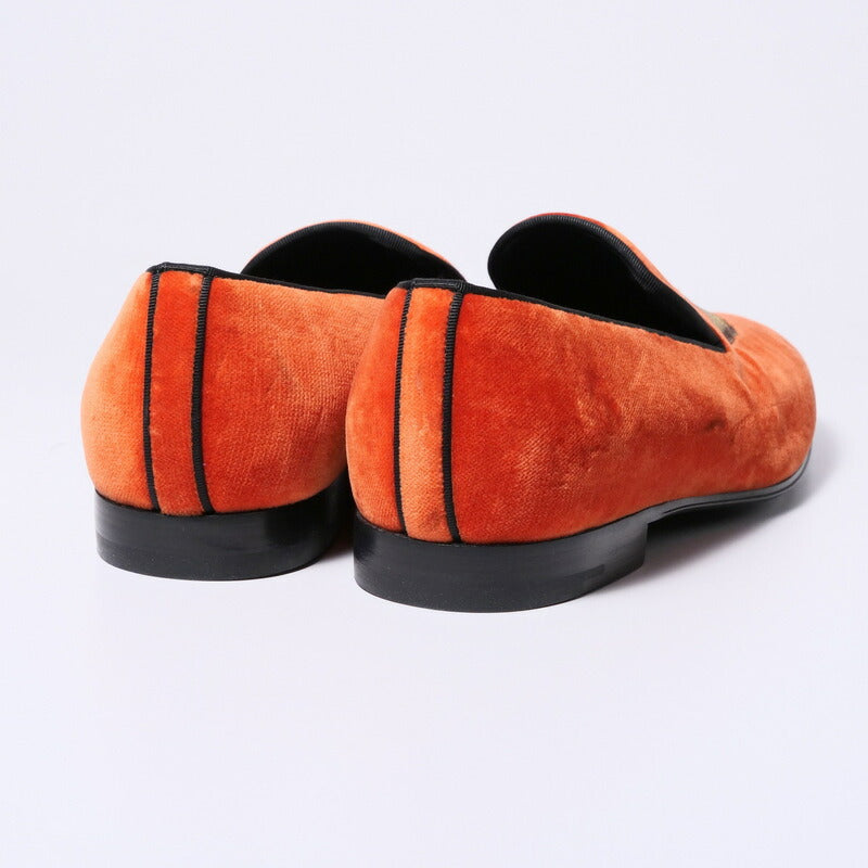 Louis Vuitton Slip-on Velor 6.5 Orange Handbag