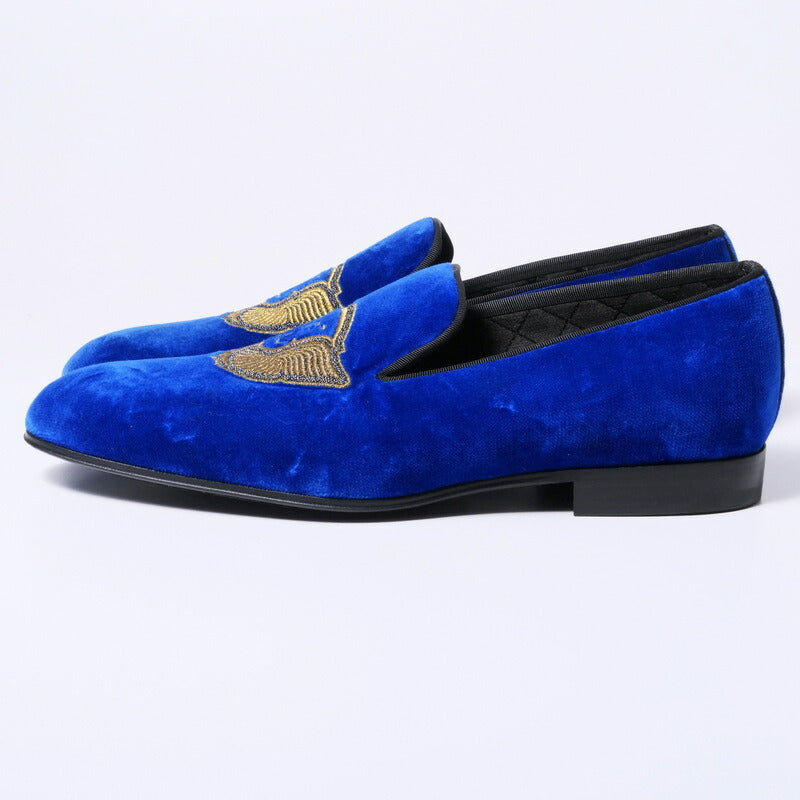 Louis Vuitton Slip-on Velor 7 Blue Handbag