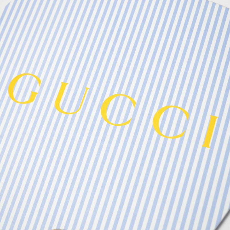 Gucci Other miscellaneous goods Bamboo Paper Blue Logo Handbag