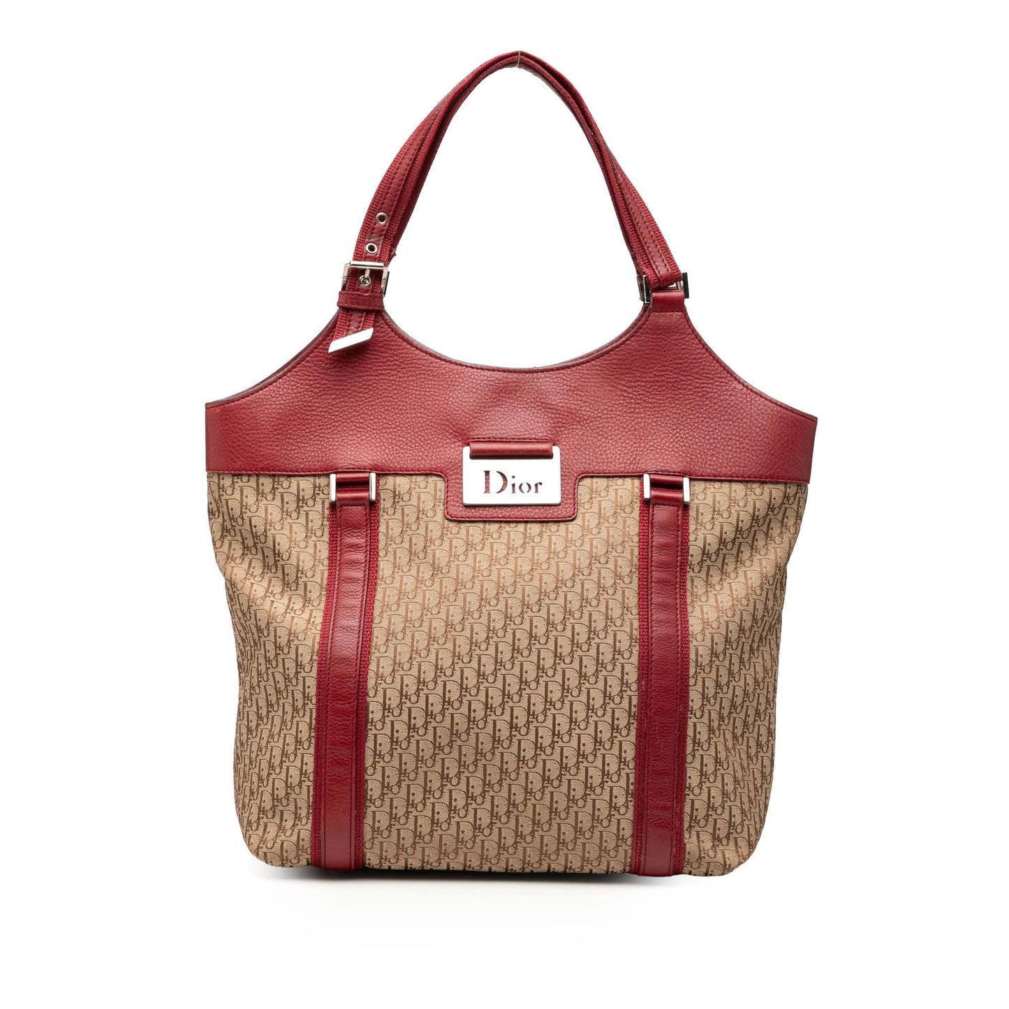 Dior Handbag issimo Trotter Street Chic Tote Canvas Brown Tote Bag