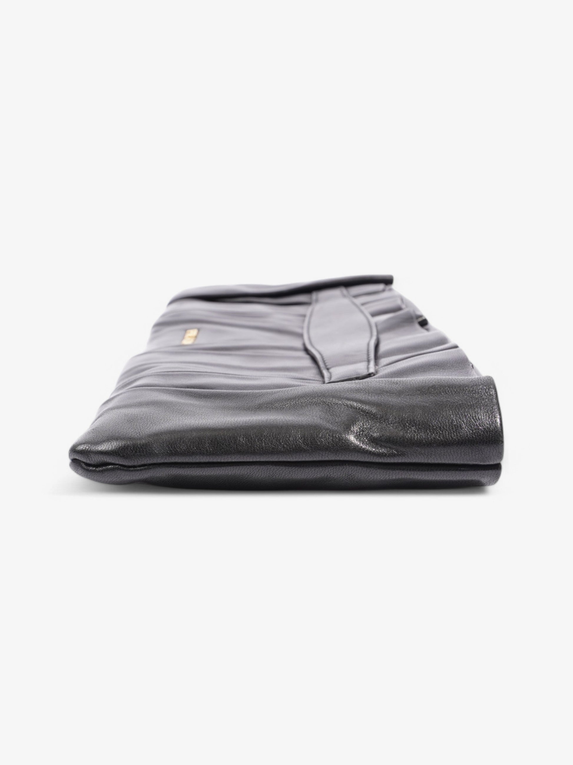 Prada Clutch Leather Black Clutch Bag