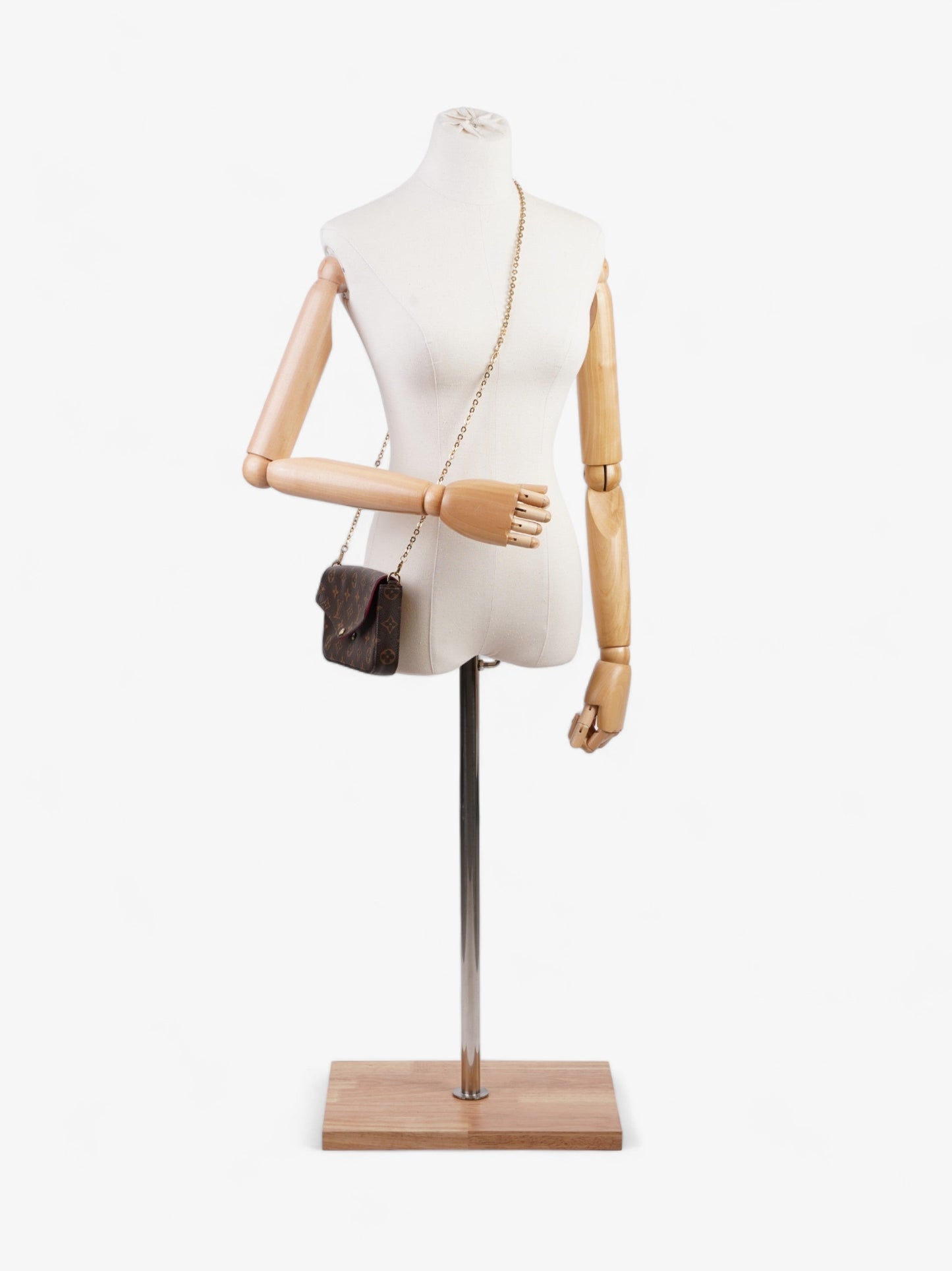 Louis Vuitton Félicie Pochette Coated Monogram Canvas Coated Canvas Apparel