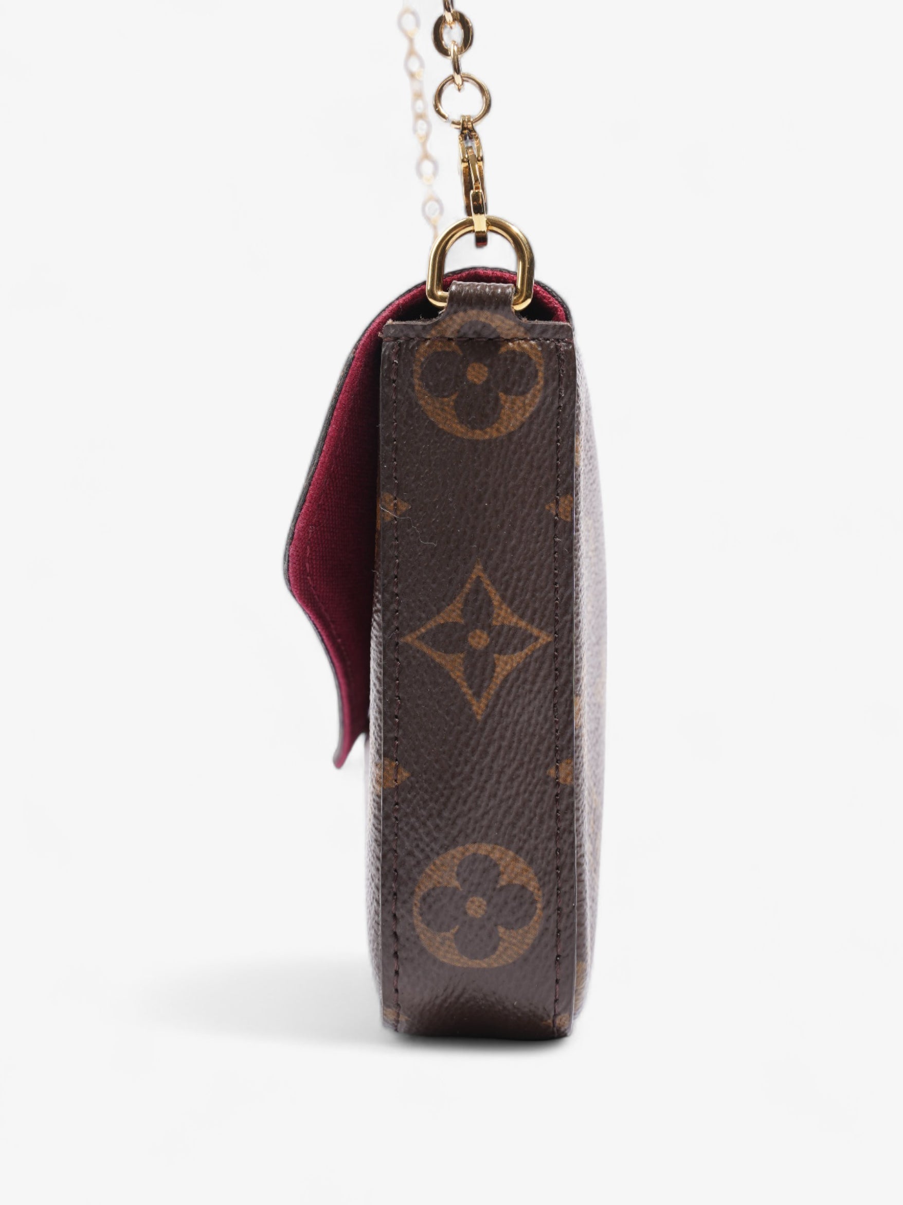 Louis Vuitton Félicie Pochette Coated Monogram Canvas Coated Canvas Apparel