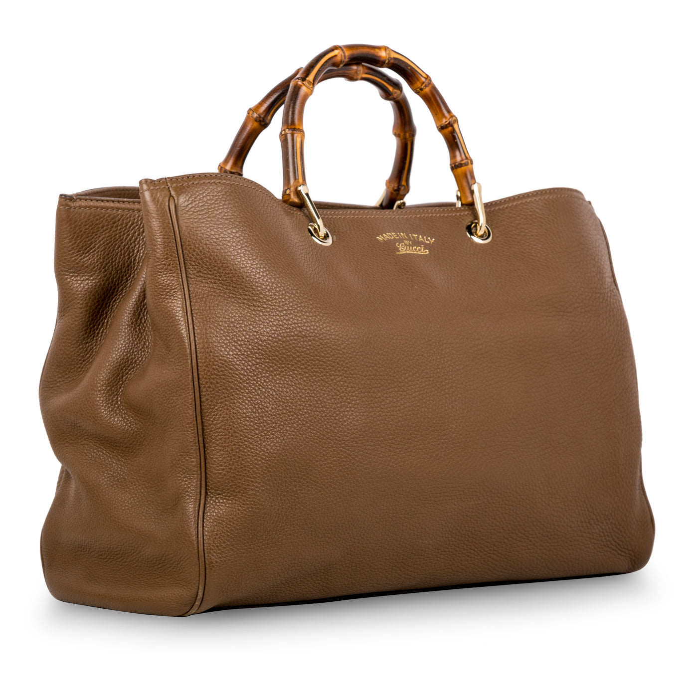 Gucci Maple Bamboo Tote Large Shoulder Bag