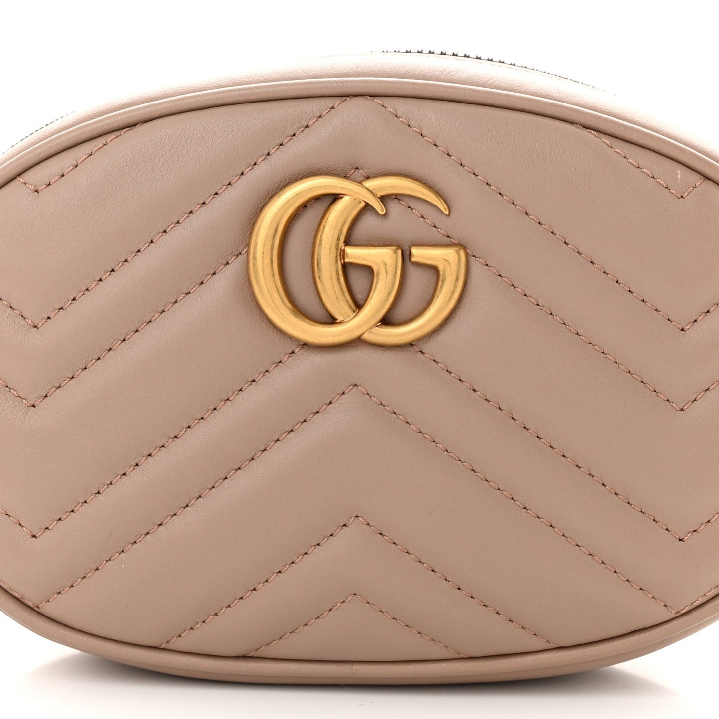 Gucci GG MARMONT Matelasse Calfskin Belt