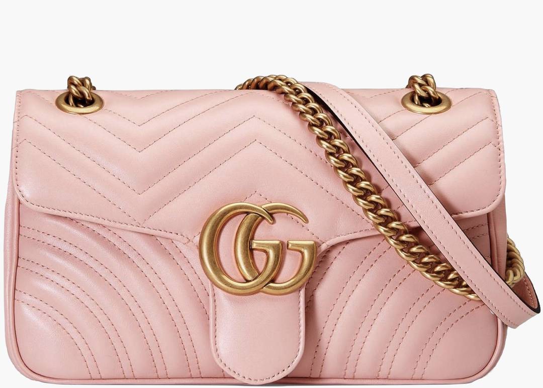 Gucci GG MARMONT Matelasse Leather Calfskin Mini Shoulder Bag