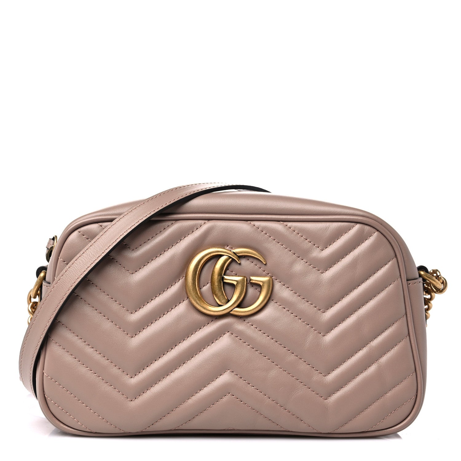 Gucci GG MARMONT Matelasse Calfskin Small Chain Shoulder Bag