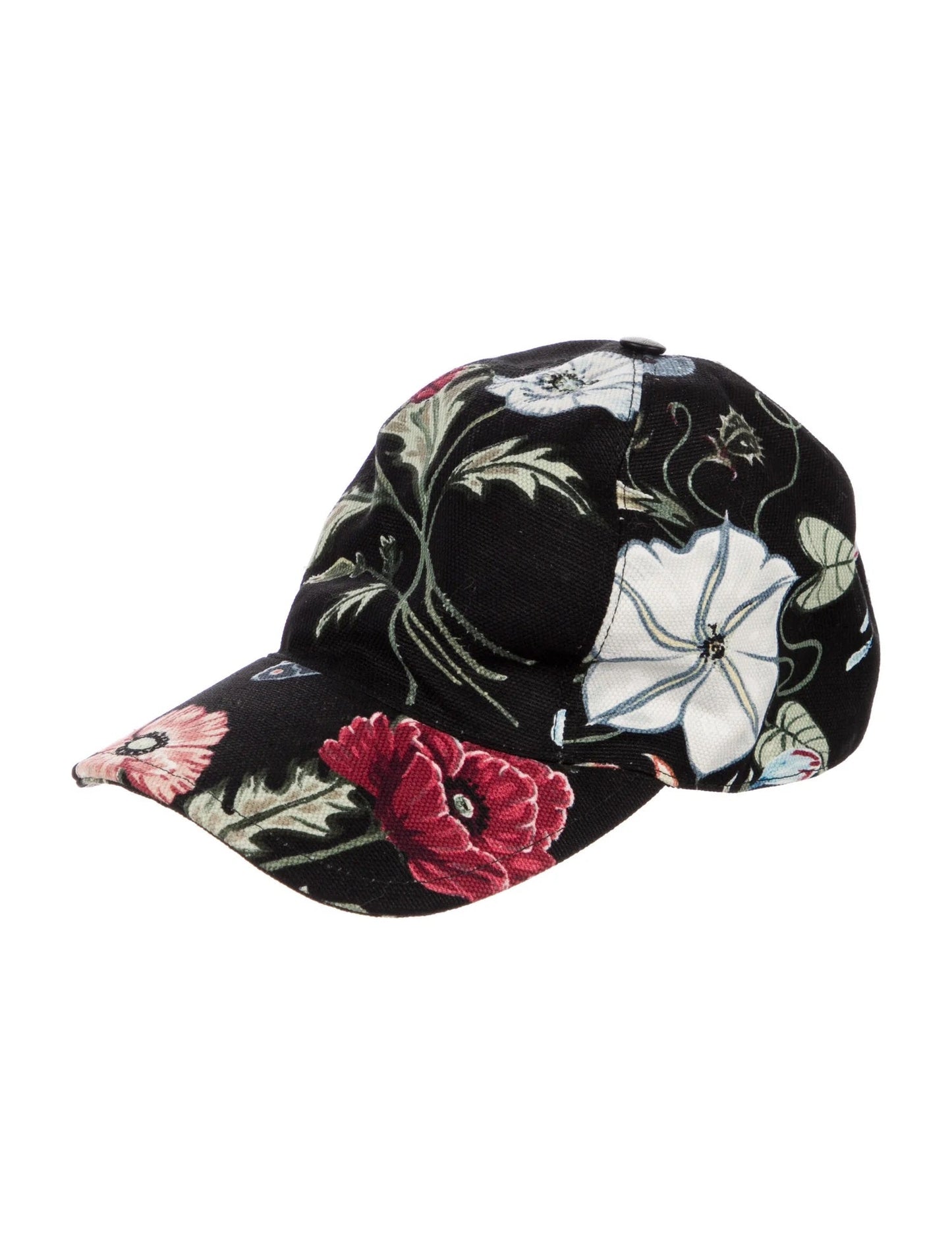 Gucci FLORA KNIGHT BASEBALL Canvas Hat