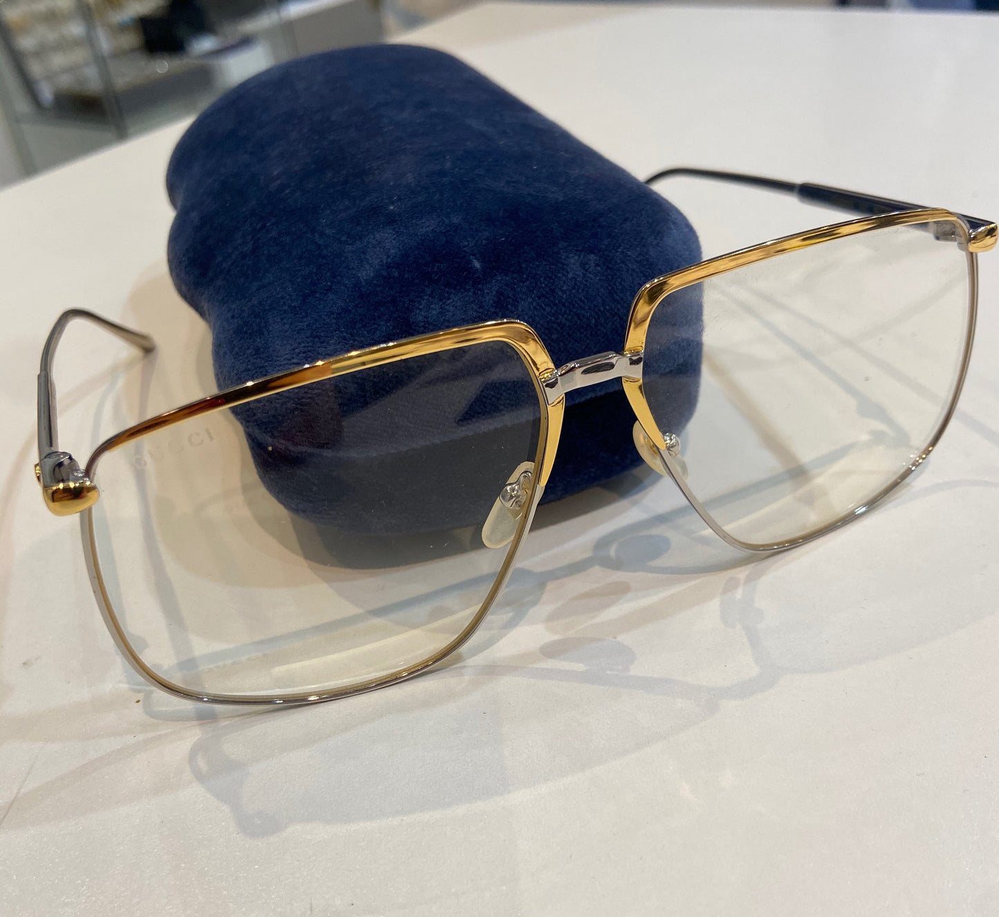 Gucci CLEAR LENS Sunglasses