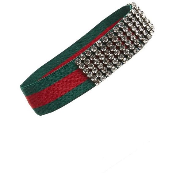 Gucci CRYSTAL WEB HEADBAND Travel Bag