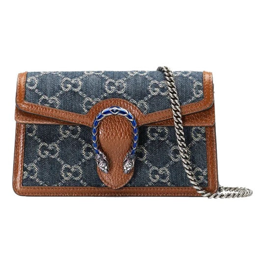 Gucci GG SUPER DIONYSUS Denim Mini Shoulder Bag