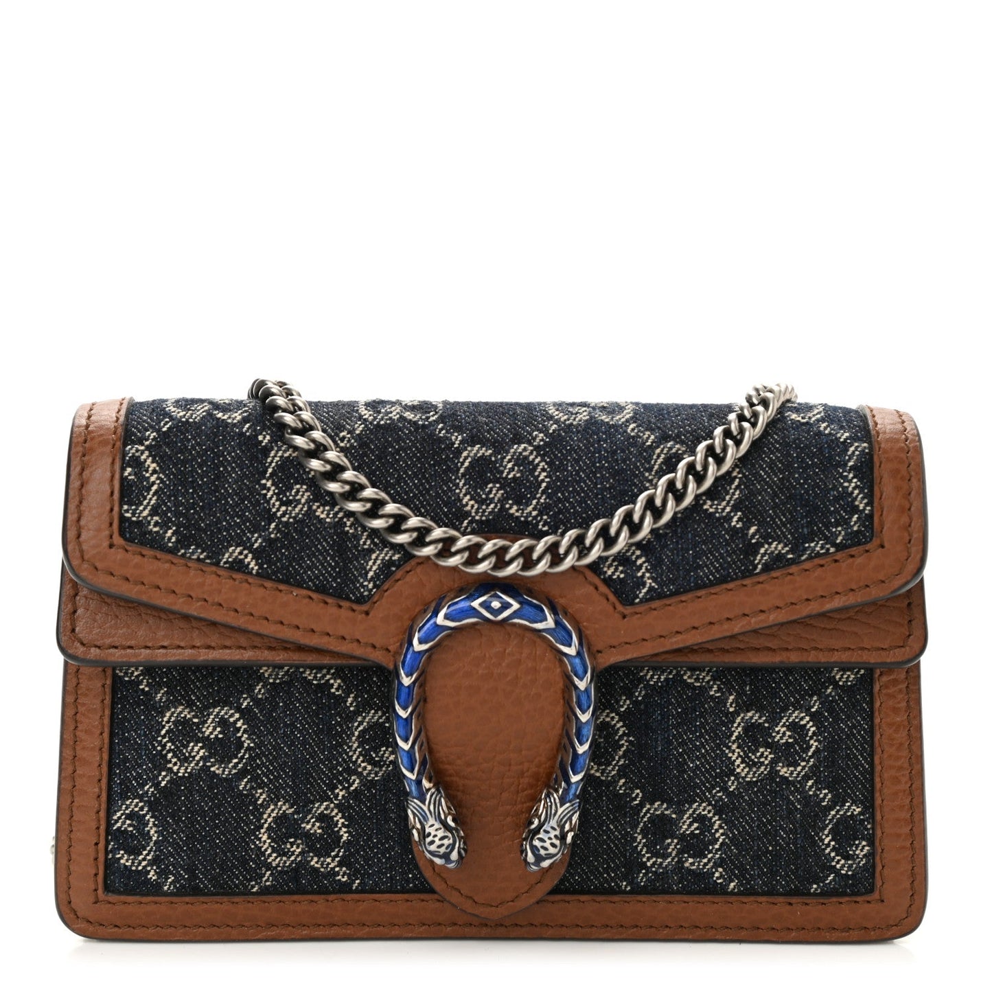 Gucci GG SUPER DIONYSUS Denim Mini Shoulder Bag