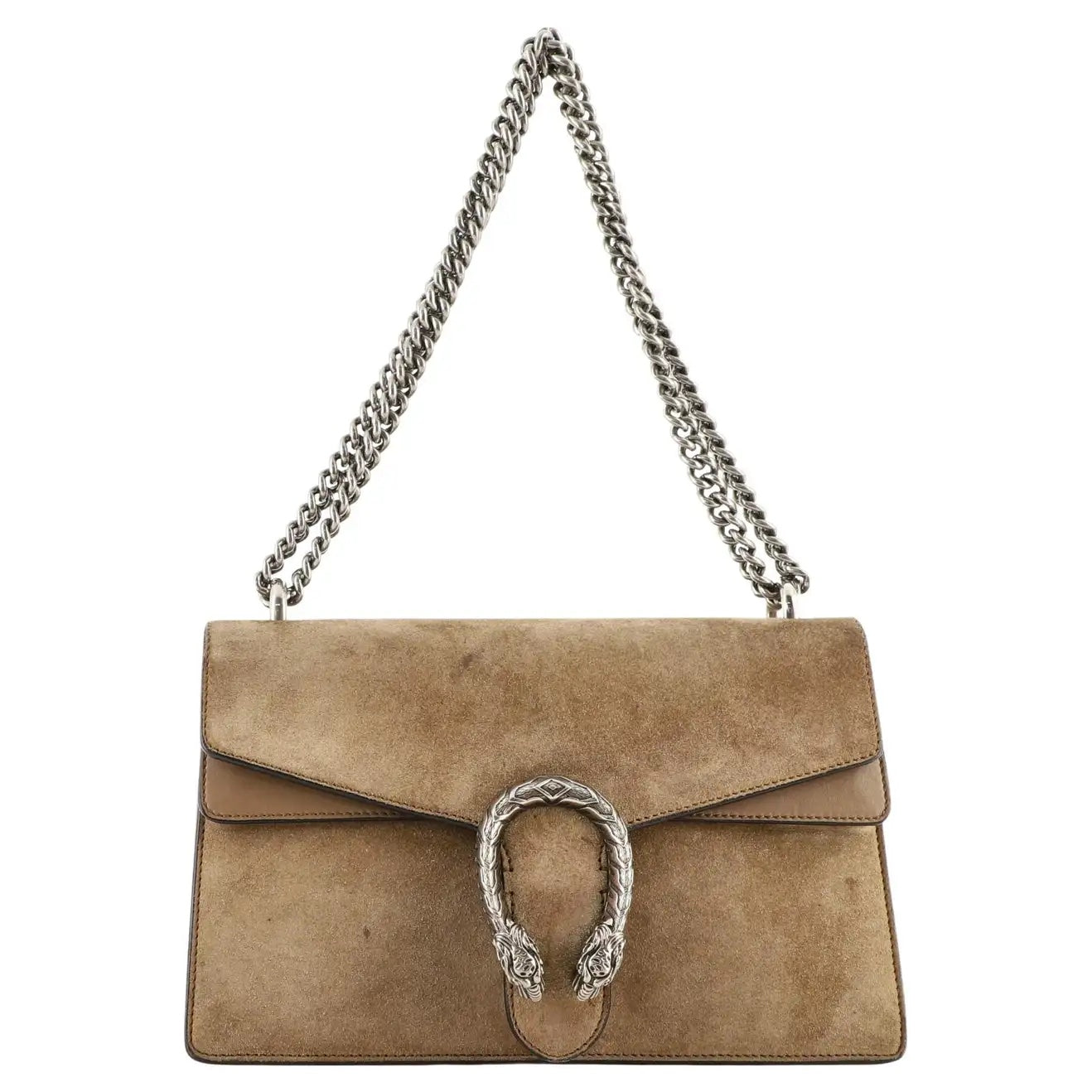 Gucci DIONYSUS Suede Chain Travel Bag