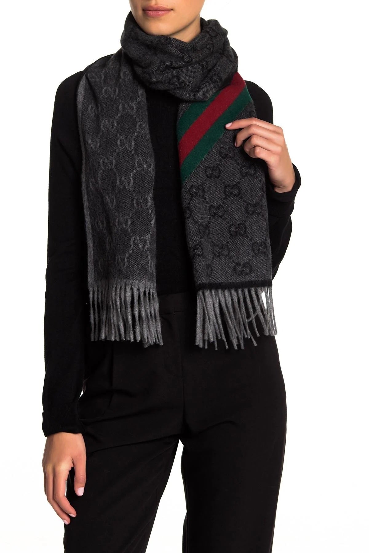 Gucci BLEND WEB SCARF Wool Apparel