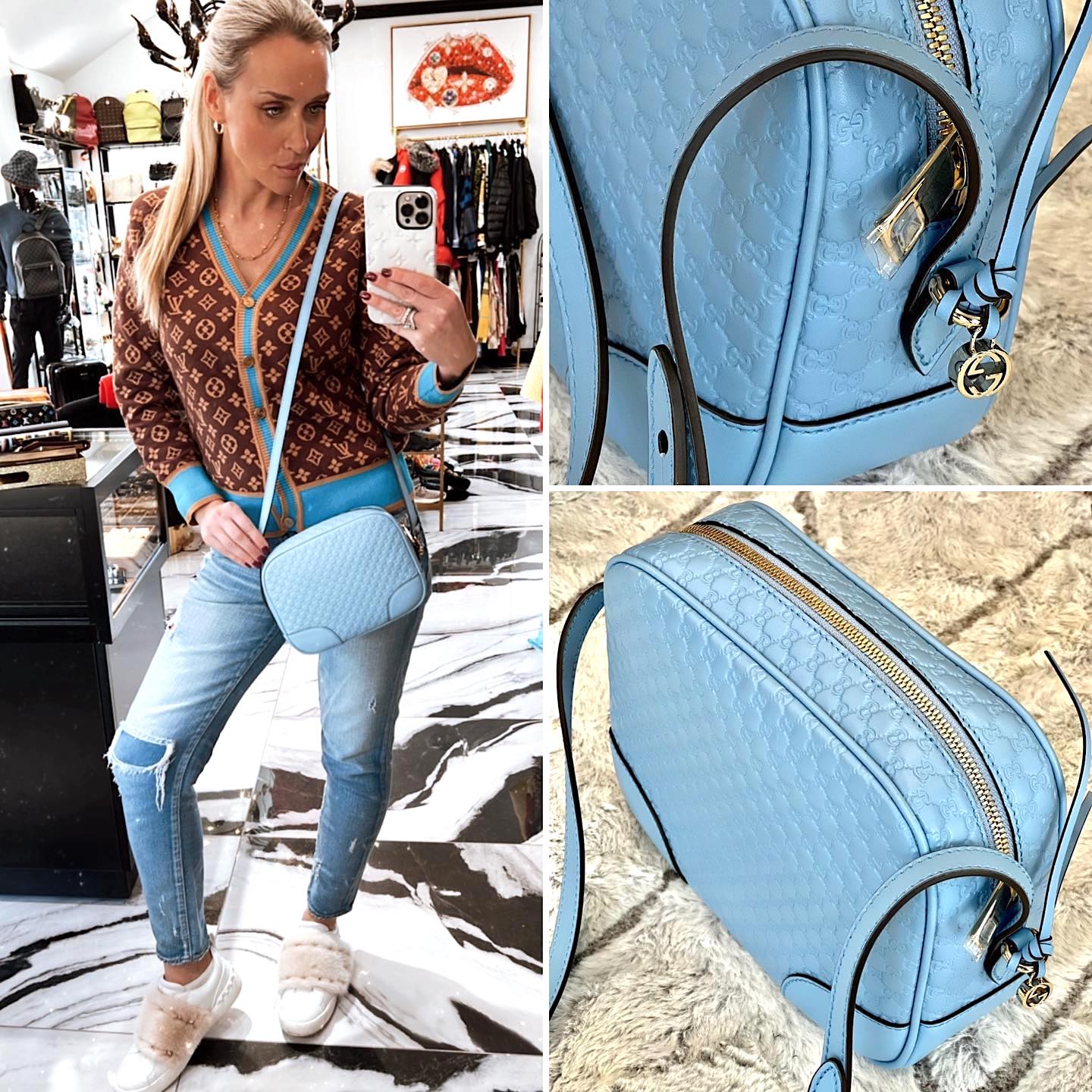 Gucci GG MICRO BREE CAMERA Mini Crossbody Bag