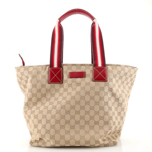 Gucci GG WEB Canvas Tote Bag Tote Bag