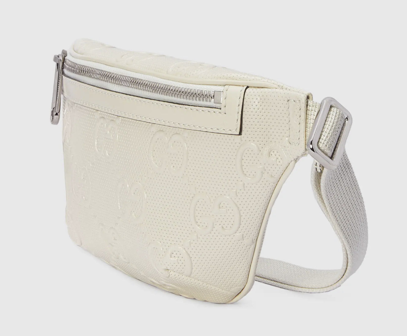 Gucci GG EMBOSSED Leather Belt