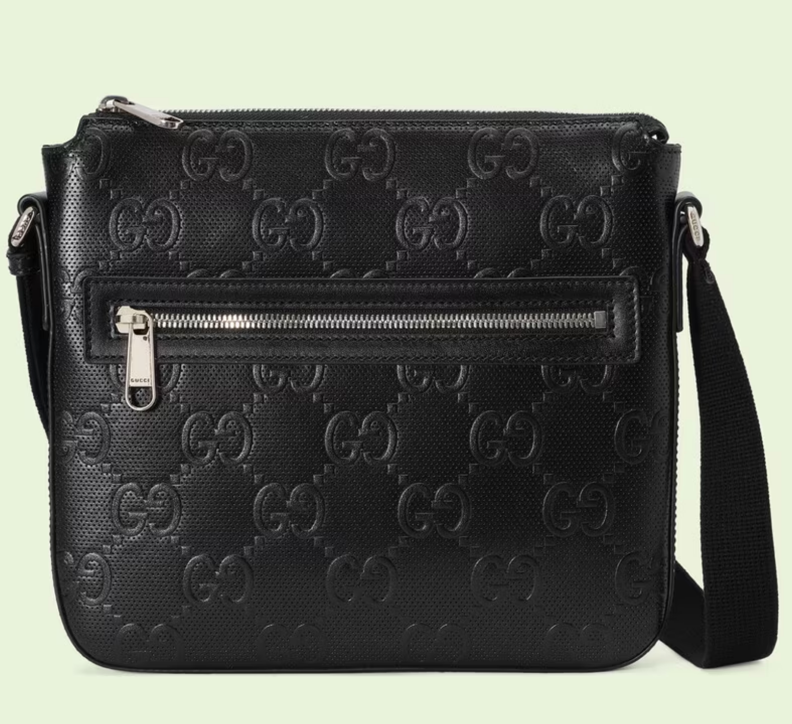 Gucci GG EMBOSSED Leather Small Travel Bag