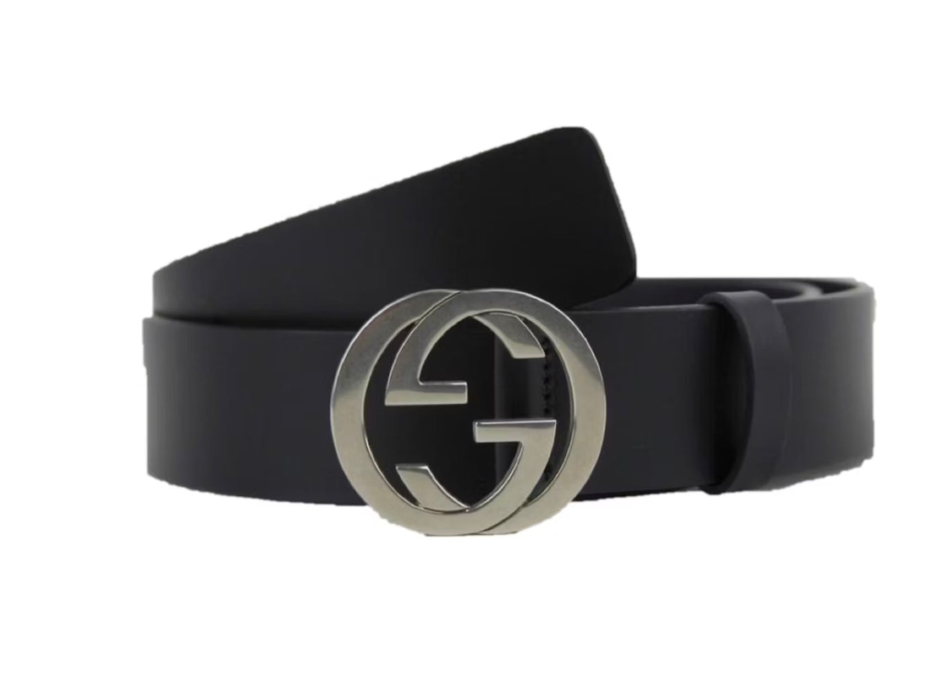 Gucci G BUCKLE Leather Belt Leather Belt