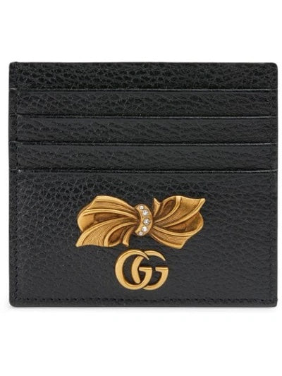 Gucci GG BOW Leather Wallet Case