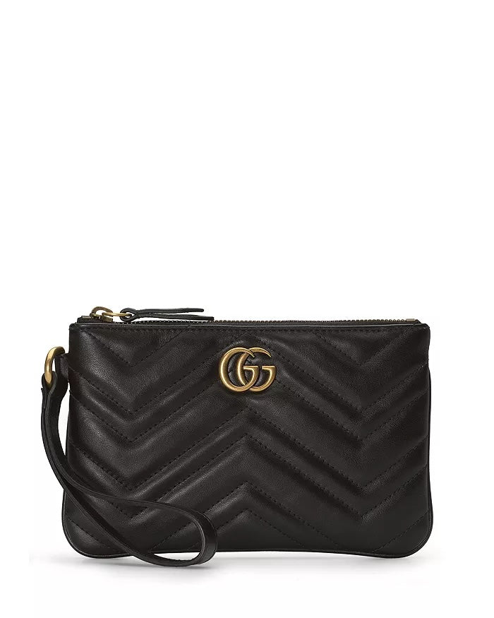 Gucci GG MARMONT WEISTLET Leather Calfskin Small Travel Bag