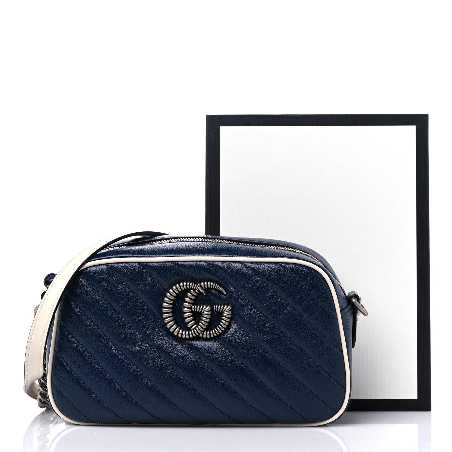 Gucci GG MARMONT TORCHON Leather Calfskin Small Shoulder Bag