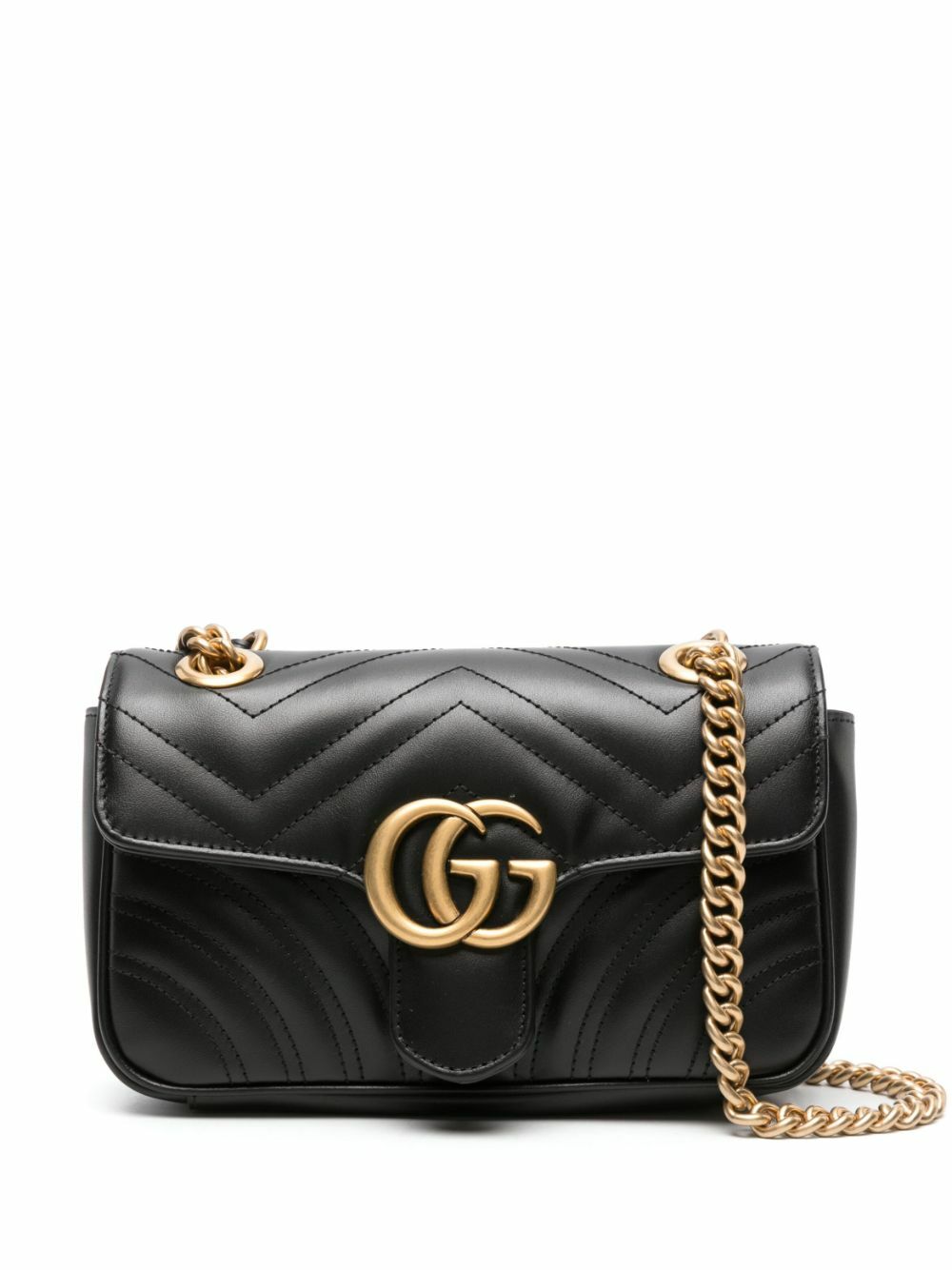 Gucci GG MARMONT Leather Calfskin Mini Travel Bag