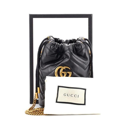 Gucci GG MARMONT Mini Bucket Bag Bag 1