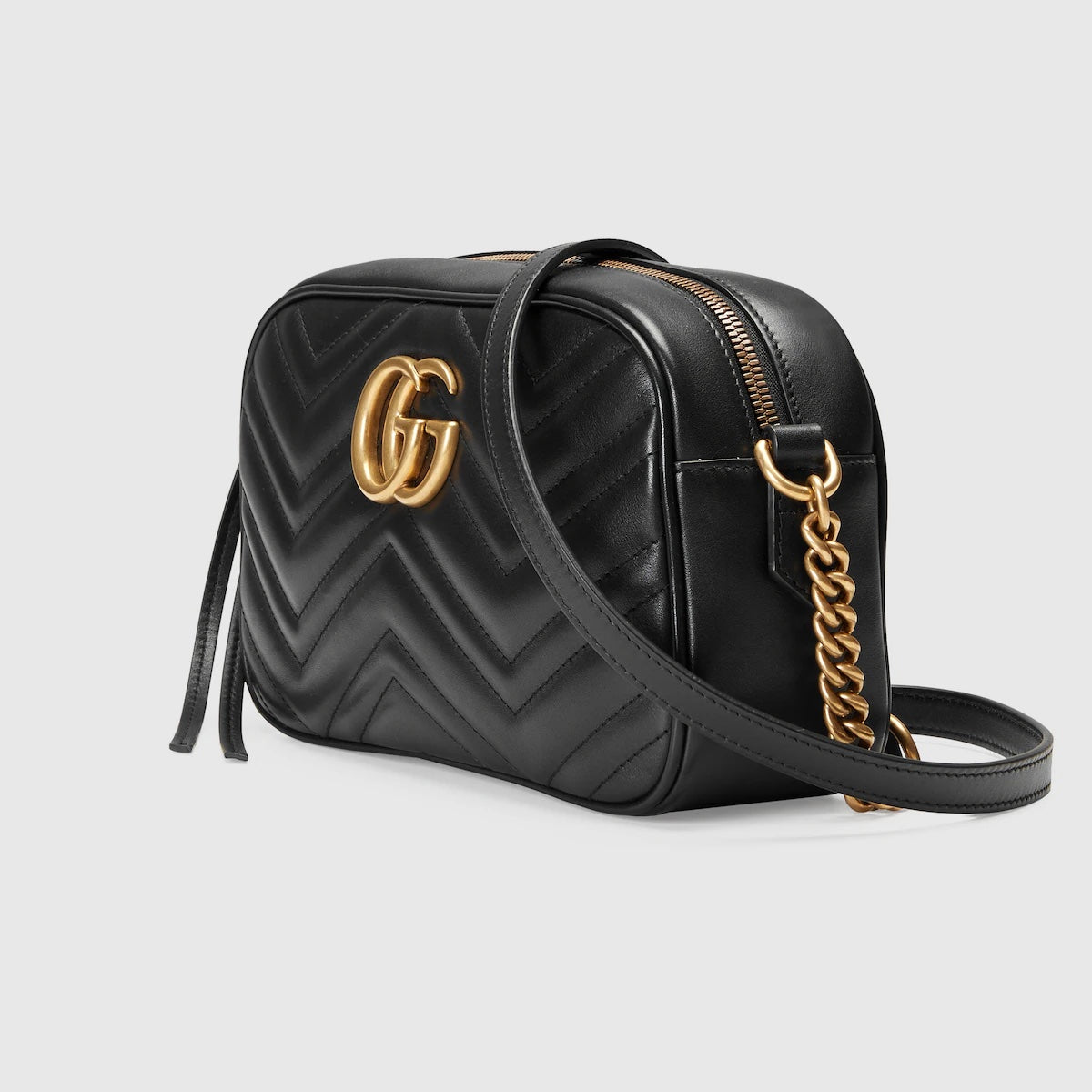 Gucci GG MARMONT Leather Calfskin Small Crossbody Bag