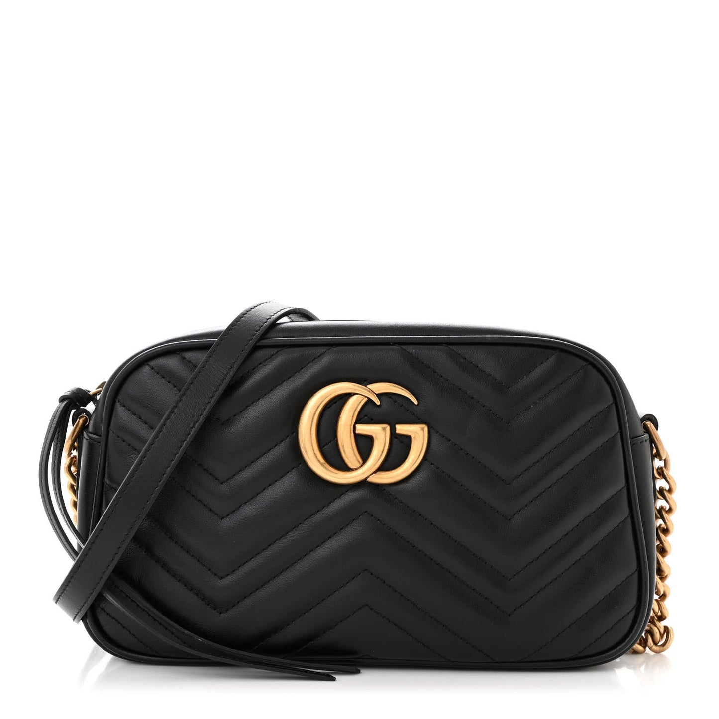Gucci GG MARMONT Leather Calfskin Small Crossbody Bag