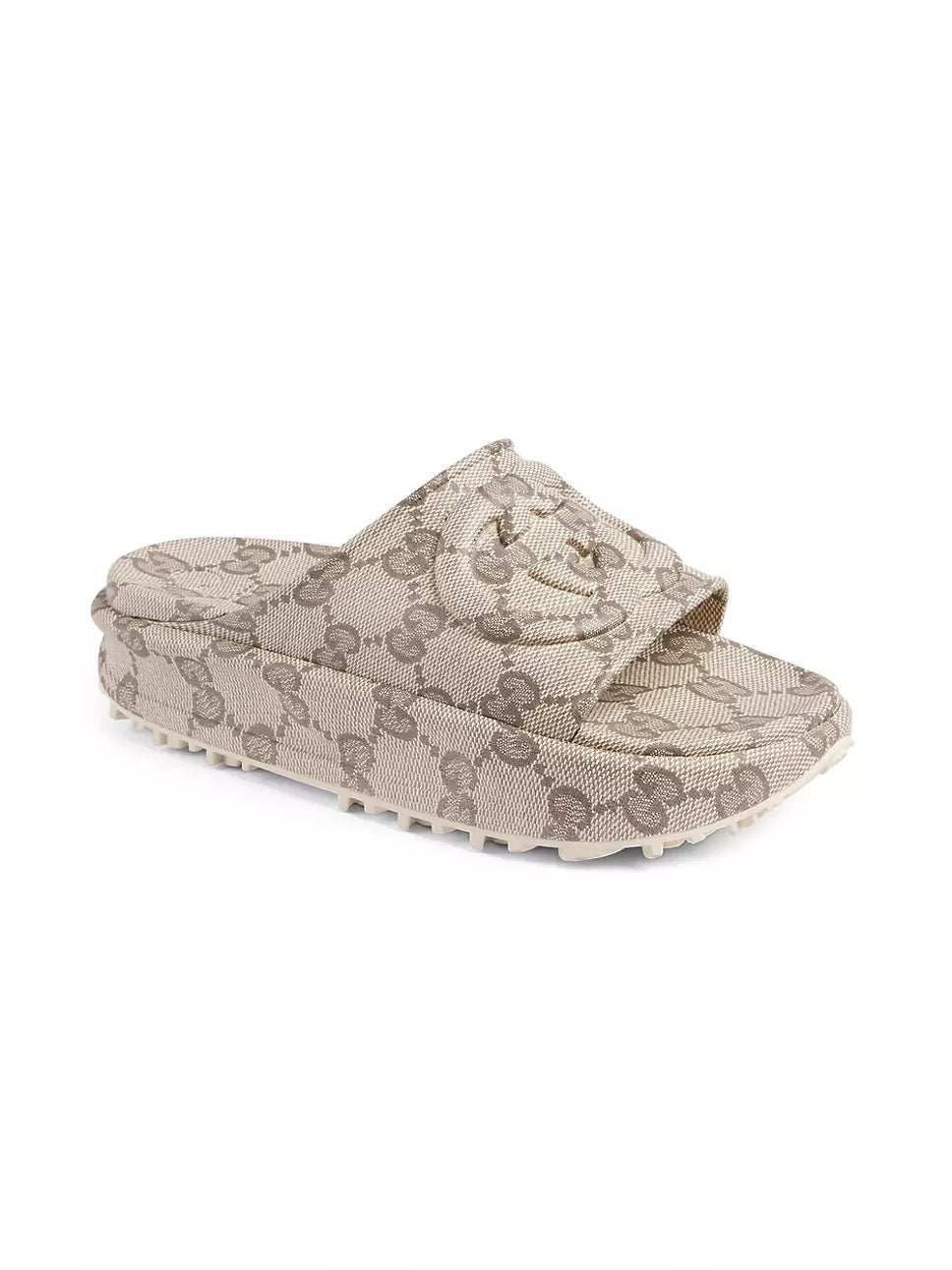 Gucci GG MIAMI PLATFORM SLIDES Monogram Handbag