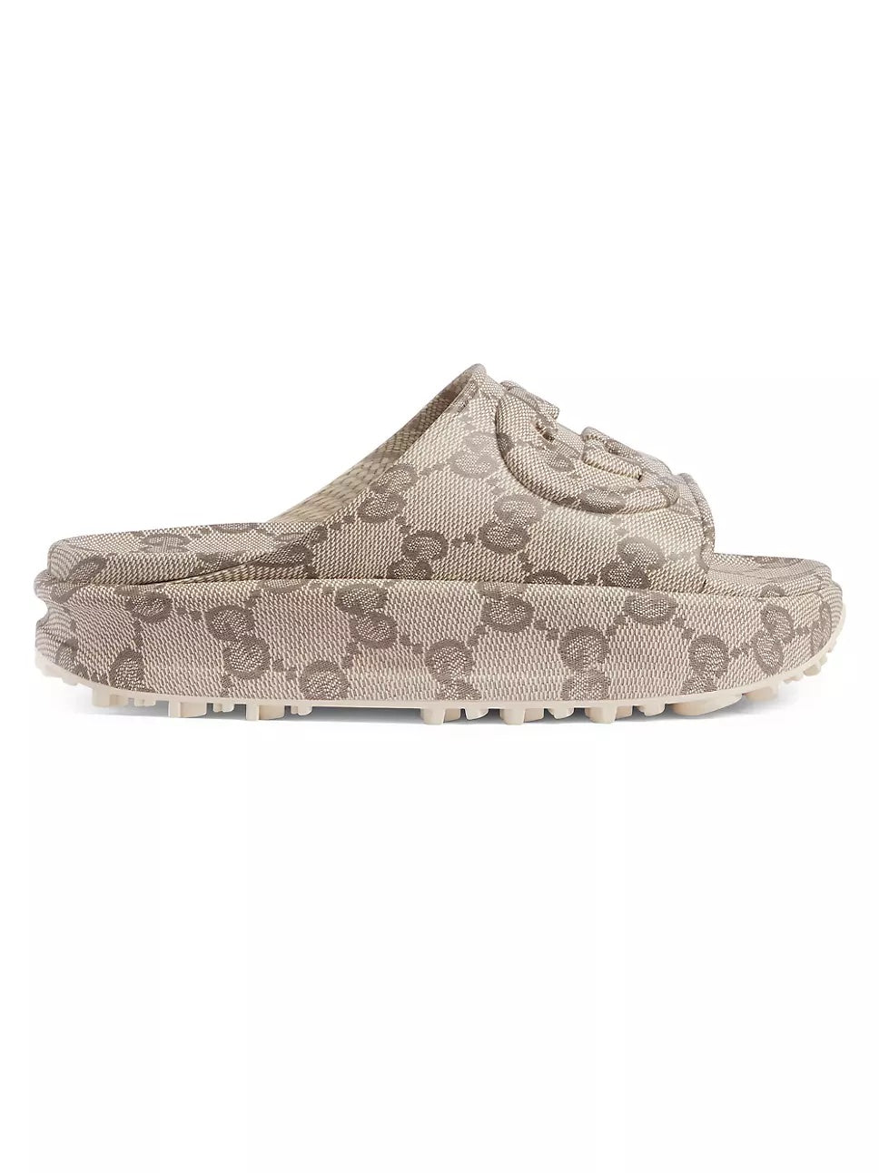 Gucci GG MIAMI PLATFORM SLIDES Monogram Handbag
