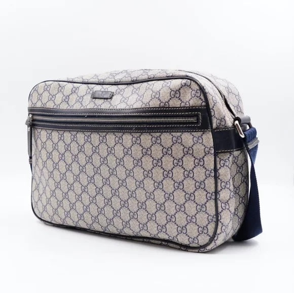 Gucci GG PLUS COATED Monogram Canvas Navy Apparel
