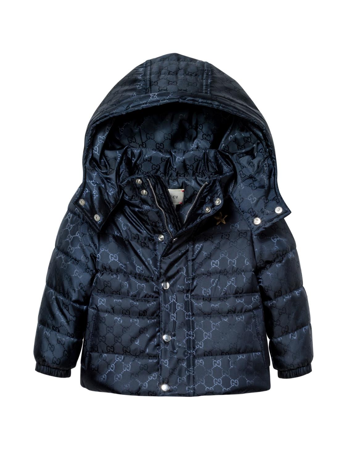 Gucci GG KIDS HOODED DOWN COAT Monogram Apparel