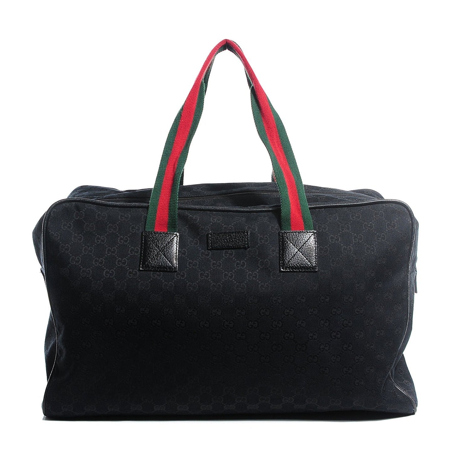 Gucci GG WEB CARRY-ON DUFFLE Monogram Travel Bag