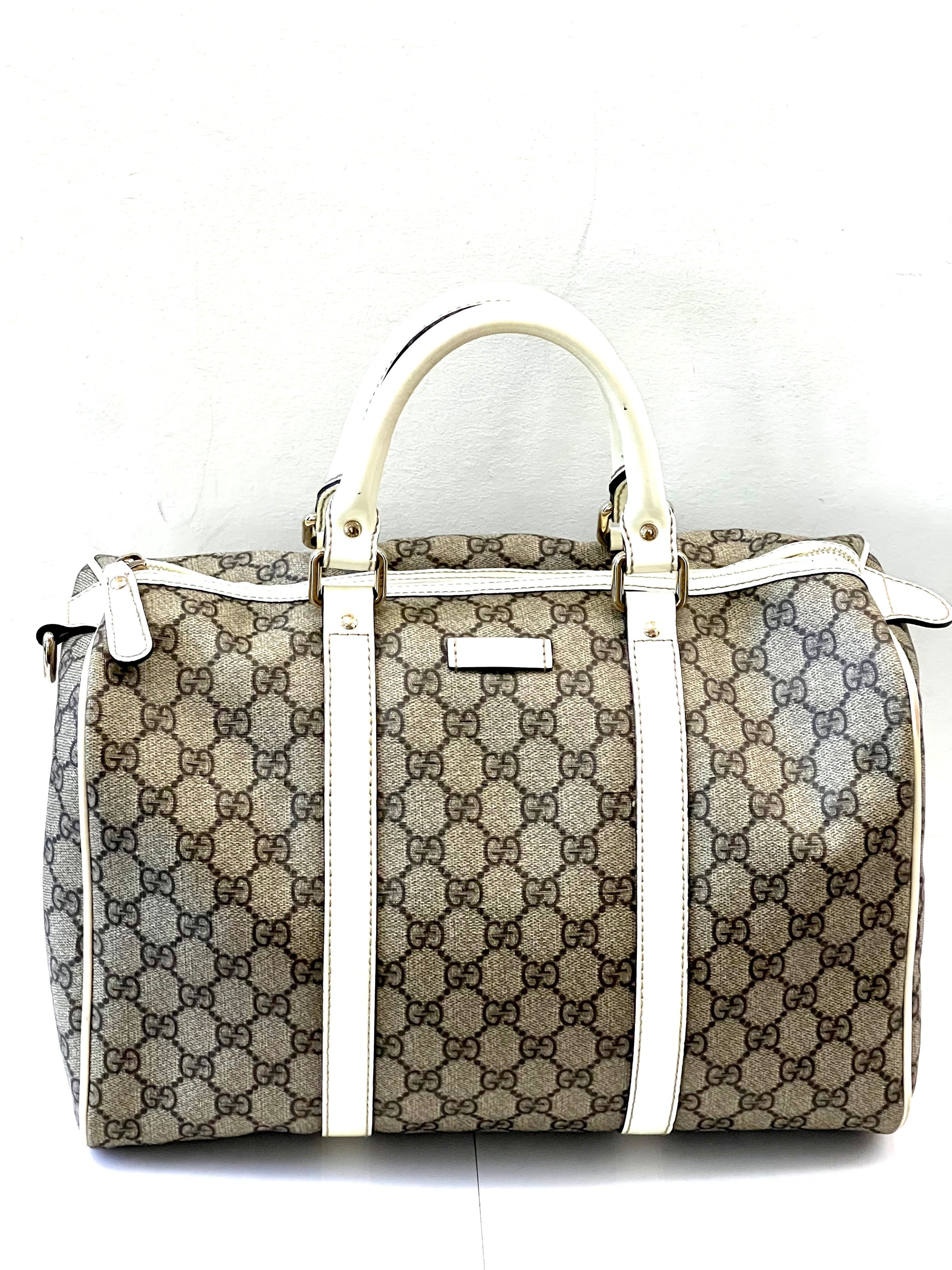 Gucci GG PLUS JOY BOSTON Monogram Medium Travel Bag