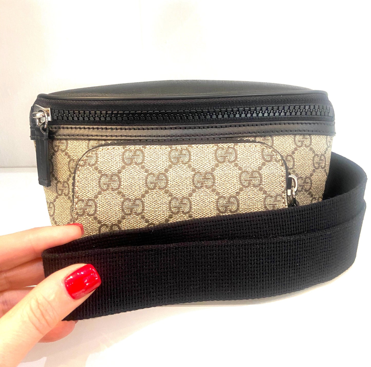 Gucci GG SUPREME Monogram Belt