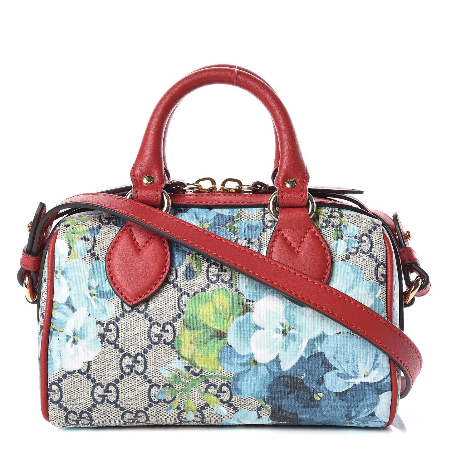 Gucci GG SUPREME BLOOMS BOSTON Monogram Mini Travel Bag