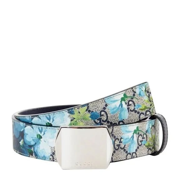Gucci GG SUPREME BLOOMS Monogram Belt