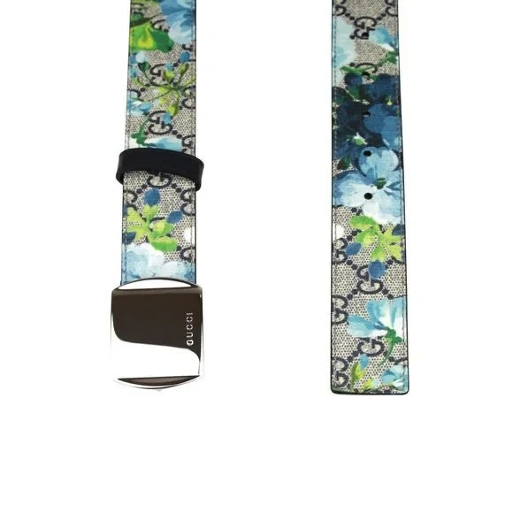 Gucci GG SUPREME BLOOMS Monogram Belt