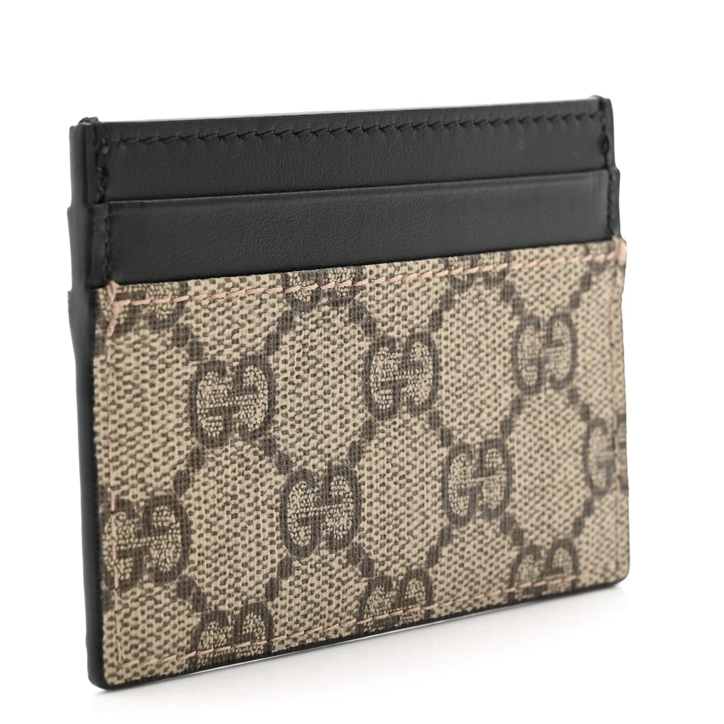 Gucci GG SUPREME Monogram Calfskin Wallet Case